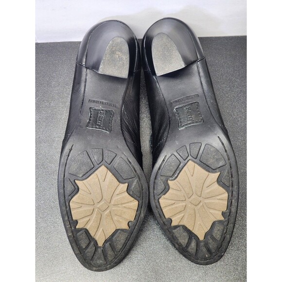 Born Shoes Women's size 9M Black Leather casual Mary Jane Booties - Picture 8 of 9